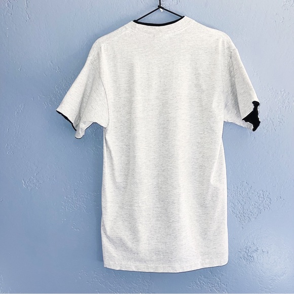 Vintage Crewneck 1991 Yorky Single Stitch Tee Medium - Picture 2 of 9